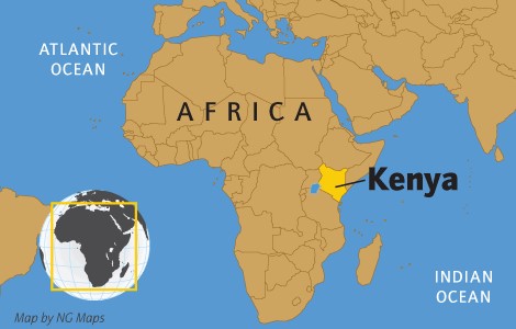 kenya map